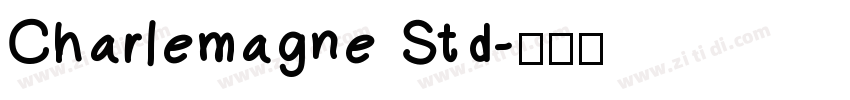 Charlemagne Std字体转换